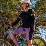 Rowdy Ride Short - Lilac Colorblock